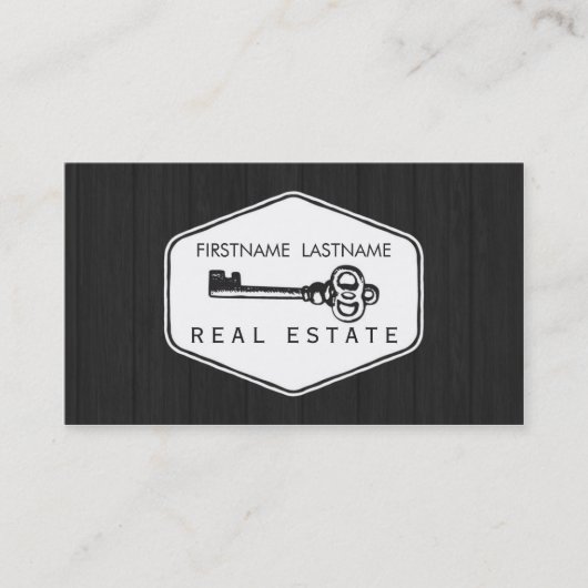 Modernes berufliches wirkliches Anwesen Visitenkarte (Vorderseite)