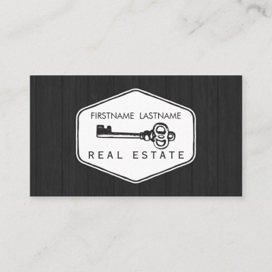 Modernes berufliches wirkliches Anwesen Visitenkarte (Vorderseite)