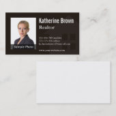 Modernes berufliches wirkliches visitenkarte (Vorne/Hinten)