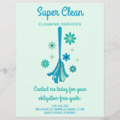 Modernes Berufliches Zimmerreinigungszentrum Komme Flyer (Hinten)