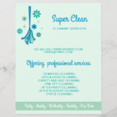 Modernes Berufliches Zimmerreinigungszentrum Komme Flyer (Vorne)