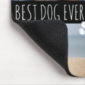 Modernes BEST DOG EVA 8 Foto Collage Mousepad (Ecke)