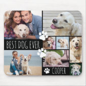 Modernes BEST DOG EVA 8 Foto Collage Mousepad (Vorne)