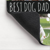 Modernes BEST DOG VATER 8 Fotos Personalisiert Mousepad (Ecke)