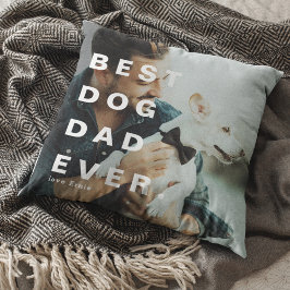 Modernes BEST DOG VATER EVENT Custom Foto Kissen