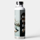 Modernes BEST DOG VATER EVENT Custom Foto Trinkflasche (Rechts)
