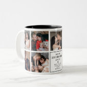 Modernes Best Husband je 9-Foto Zweifarbige Tasse (Vorderseite Links)