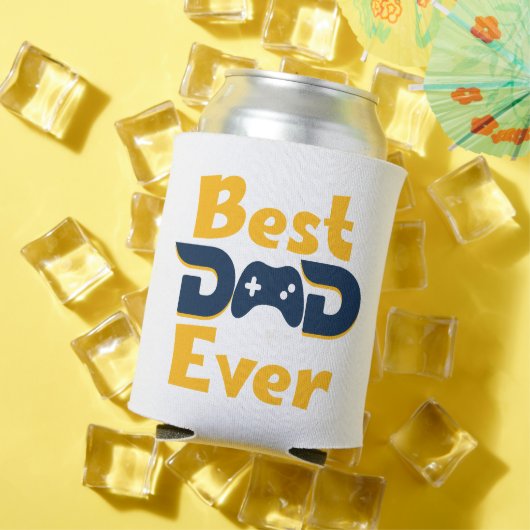 Modernes Best Vater je Gamer Vater Foto Dosenkühler (In Situ Sommer)