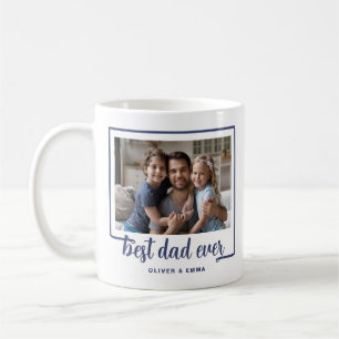 Modernes Best Vater je Script-Foto Kaffeetasse