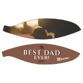 Modernes Best Vater je Vatertag Keepake Foto Basketball (Panele)