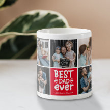 Modernes 'Bester Vater je' 9 Foto Keepake