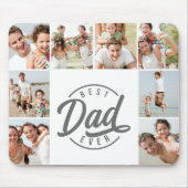 Modernes, bester Vater je Foto Collage Mouse Pad Mousepad (Vorne)