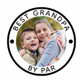 Modernes BESTES GRANDPA PAR-Foto Golfball