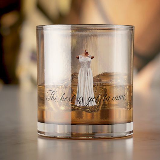 Modernes Bestes ist noch zu kommen Bridal Toasting Whiskyglas