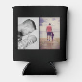 Modernes Bestes Vater je Vatertag 2 FotoCollage Dosenkühler (Vorderseite)