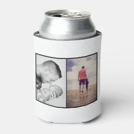 Modernes Bestes Vater je Vatertag 2 FotoCollage Dosenkühler