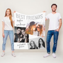 Modernes Bestie Foto Personalisiert Nickname Name