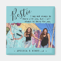 Modernes Bestie Quote Foto Personalisierte BESTE F