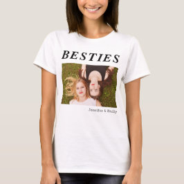 Modernes Besties Foto T-Shirt - BESTE FREUNDIN T -