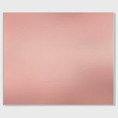 Modernes bezauberndes Rosen-Goldmetallischer Blick Geschenkpapier (Flach)