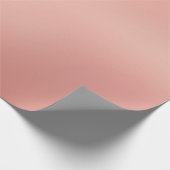 Modernes bezauberndes Rosen-Goldmetallischer Blick Geschenkpapier (Ecke)