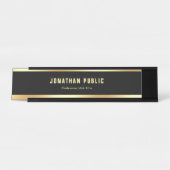 Modernes bezauberndes schreibtischnamensplakette (Vorderseite )