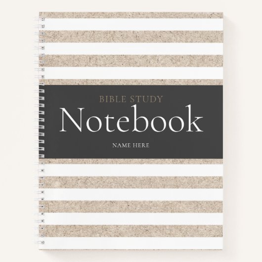 Modernes Bibelstudienbuch Notizblock (Vorderseite)