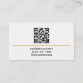 Modernes Bibelverse Matthew 5:16 - Luxus Christlic Visitenkarte (Rückseite)