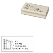 Modernes Bibliotheksbuch für virtuelle Individuell Gummistempel (Stempel)