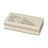 Modernes Bibliotheksbuch für virtuelle Individuell Gummistempel (Stempel)