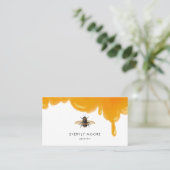 Modernes Bienenbewahrer-Apiarist-Honig Visitenkarte (Stehend Vorderseite)