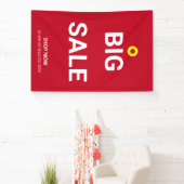 Modernes BIG SALE Minimalgeschäft Rabatt Promo Banner (InSitu)