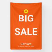 Modernes BIG SALE Minimalgeschäft Rabatt Promo Banner (Vertikal)