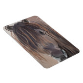 Modernes Bild eines braunen Pferdes Magnet (Rechte Seite)