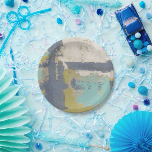 Modernes Bild für freie Ausdrücke Pappteller (Party)