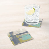 Modernes Bild für freie Ausdrücke Rechteckiger Pappuntersetzer (Vor Ort)