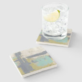 Modernes Bild für freie Ausdrücke Steinuntersetzer (Seitenansicht)