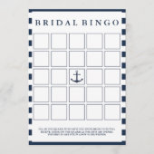 Modernes Bingo-Brautparty der Nautischen See (Vorderseite)