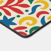 Modernes biophiles Muster Mitte des Jahrhunderts Schreibtischunterlage (Ecke)