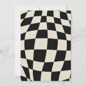 Modernes Black 90 Birthday Party Foto Einladung (Rückseite)