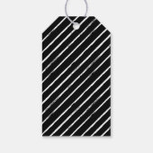 Modernes Black Brush Letters Gastgeschenk Vielen D Geschenkanhänger (Rückseite)