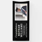 Modernes Black Class-Foto 2025 für kundenspezifisc Banner (Vertikal)