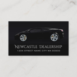 Modernes Black Deal Auto Sale Visitenkarte