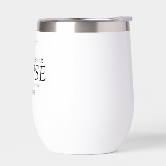 Modernes Black & Gold 2024 Texas Total Solar Eclip (Links)