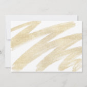 Modernes Black Gold 4 Fotos Handschrift Graduate Einladung (Rückseite)