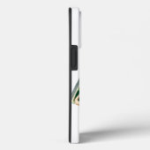 Modernes Black & Gold Monogram Multi-Foto Case-Mate iPhone Hülle (Rückseite / Rechts)