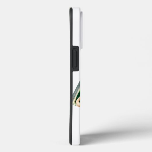 Modernes Black & Gold Monogram Multi-Foto Case-Mate iPhone Hülle (Rückseite / Rechts)