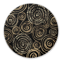 Modernes Black Gold Silver