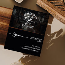 Modernes Black Hair Stylist Barbershop