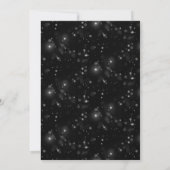 Modernes Black Holly Berries Wreath Christmas Part Einladung (Rückseite)